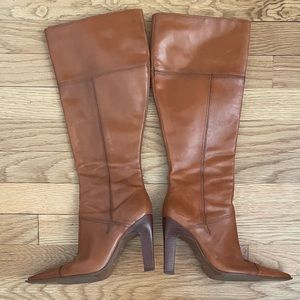 Cole Haan leather tall boots size 8